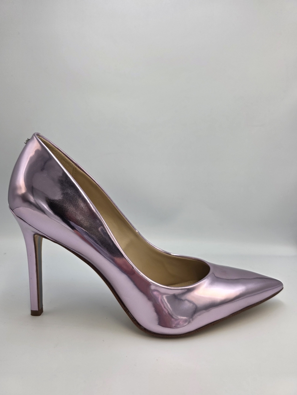 Sam Edelman Metallic Lilac Purple Pointed Toe Stiletto Pumps 8.5 Near Perfect ✨